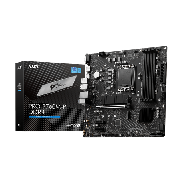New Arrival MSI PRO B760M-P DDR4 LGA1700 M-ATX Computer Hardware & Software Gaming Pc Motherboard