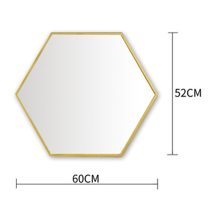 <span class=keywords><strong>Espejo</strong></span> de Pared Decorativo Personalizado Ruicheng, <span class=keywords><strong>Espejo</strong></span> de Baño con Marco de Aleación de Aluminio Octogonal, con Forma Hexagonal - Product Image 1