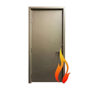UL Canadá Arabia Saudita Pakistán Bangladesh estándar puerta de salida de acero de una sola hoja resistente al fuego con barra de pánico - Product Image 5
