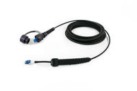 Cable Jumper NSN FUFAN 473283A SM de 2 m, 2 Hilos, NSN LC/UPC, NSN/DLC/OD-DLC/0D-SM-5.0-2m para Enlace de Internet Dedicado por Radio