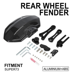 Garde-boue arrière en fibre de carbone PP pour vélo électrique <span class=keywords><strong>Super73</strong></span> S1/<span class=keywords><strong>S2</strong></span>/Y1/RX - Product Image 2