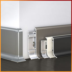 Plinthe en aluminium personnalisée pour centre commercial fort trafic résistant à l'usure pas de déformation coin de montage longue durée de vie pour lampe de barre LED - Product Image 3