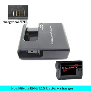 Pour <span class=keywords><strong>Nikon</strong></span> MH-25 <span class=keywords><strong>chargeur</strong></span> de EN-EL15 D850 <span class=keywords><strong>D800</strong></span> D800E D810 D810E D600E D500 D7000 D7100 D7500 D610 D750 V1 <span class=keywords><strong>chargeur</strong></span> de <span class=keywords><strong>batterie</strong></span> pour appareil photo - Product Image 3