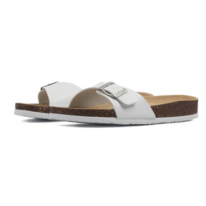 <span class=keywords><strong>Infradito</strong></span> piatte estive autunnali primaverili alla moda per esterni, leggere, resistenti, antiscivolo, con tomaia in PU verniciato e suola in <span class=keywords><strong>sughero</strong></span> - Product Image 1