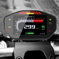Tachymètre universel pour moto, écran LCD TFT numérique, 6 vitesses, compteur kilométrique LCD pour moto, compteur de vitesse pour 1, 2, 4 cylindres