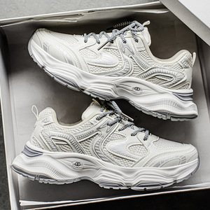 Zapatos Casuales para Hombre, Estilo Deportivo, Transpirables, con Suela Suave Antideslizante, Ligeros y Duraderos, con <span class=keywords><strong>Cordones</strong></span>, para Caminar al Aire Libre, Directo de Fábrica - Product Image 3