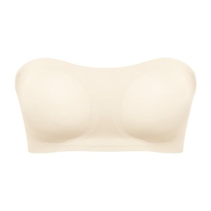 Women Strapless Padded Seamless Side Button Cross Bandage <b>Bra</b> Comfortable <b>Smooth</b> Underwear Back Wrap <b>Bra</b> - Product Image 1