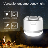 Linterna de Camping de Fábrica BSCI, Personalizada, Súper Brillante, Resistente al Agua IP65, Recargable por USB-C, 3600mAh, 5 Modos LED, 6000K Luz Diurna