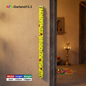 พวงมาลัยดอกไม้ประดิษฐ์ AFF-Garland-13.3 ราคา 580 รูปี/ชิ้น - Product Image 3