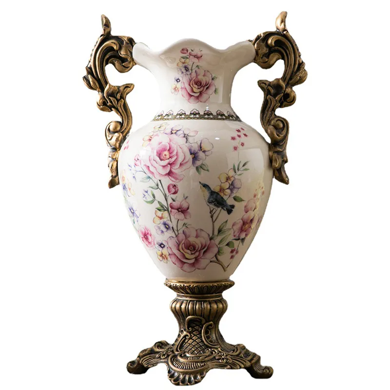 Vas Bunga Keramik <span class=keywords><strong>Kustom</strong></span> untuk Dekorasi Rumah, Dekorasi Porselen, Dekorasi Rumah