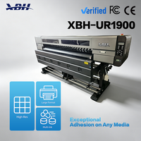 Imprimante UV grand format 1,9 m à 4 têtes XP600 I3200 pour autocollants, bannières, films de protection de voiture, vinyle, PP