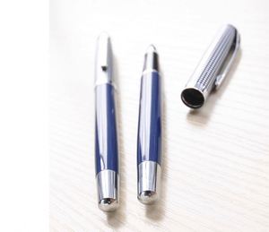 Personalized Advertising Logo Non-Erasable Metal Ballpoint Pen for Business Meetings 0.5mm Black <b>Ink</b> - Product Image 2