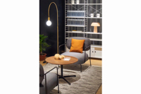 Sillón Individual Redondo de Estilo Nórdico, Puff Tipo Huevo, Relajante, para Sala de Estar