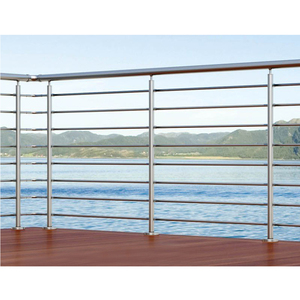 Matt/raso/spazzolato/finitura a specchio In acciaio inox 316 esterno deck ringhiere in acciaio inox 304 finitura cromata balcone balaustre - Product Image 1