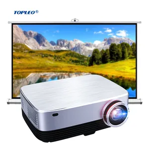 Высокое качество Topleo 3D 4K проектор 1080p LCD мини мультимедийный проектор для домашнего кинотеатра