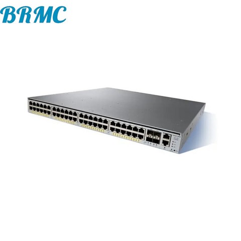 Switch WS-C4948E Used Layer 3 Switch 4948E 48 Port Ethernet Switch Dual PWR-C49-300DC  WS-C4948E-S