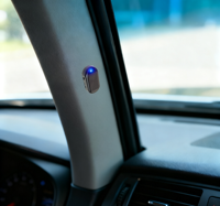 Luz de Advertencia Antirrobo Simulada, Encendido/Apagado Automático, Sensor de Amanecer/Angelito, Alarma de Seguridad para Auto Falsa, Luz Estroboscópica LED