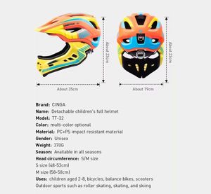 <span class=keywords><strong>Casco</strong></span> de Ciclismo <span class=keywords><strong>MTB</strong></span> Integral de Alto Rendimiento y Diseño Elegante para Descenso, Ajustable para Niños y Adolescentes, PC+EPS - Product Image 6