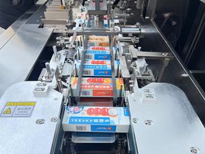 Tự động ngang Tablet <span class=keywords><strong>Pill</strong></span> Capsule hộp carton máy móc đóng gói vỉ Board tấm khay cartoning máy đóng gói - Product Image 4