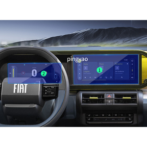 Adesivi per Auto Pellicola Protettiva in Vetro Temperato per Schermo Digitale Cruscotto Carplay Accessori Veicolo per <span class=keywords><strong>FIAT</strong></span> Grande Panda 2024 - Product Image 1