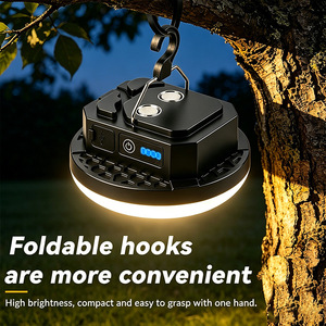 Camping Light Led Rechargeable Magnetic Hook Portable Outdoor Tent Lighting Emergency Power Outage <b>Lamp</b> 4000Mh Battery - Product Image 2
