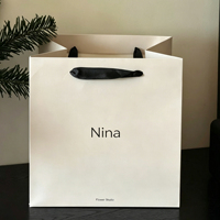 Sac de shopping en papier de luxe personnalisé avec logo pour boutique de chaussures, emballage cadeau pour vêtements
