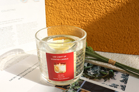 Neue Festliche Luxus-Duftkerzen im Glas mit Sojawachs und Gelwachs Innen, Individuelle Verpackung