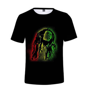 Camiseta china con estampado 3d de Bob, camiseta de gran tamaño con impresión en relieve 3d de Mar <span class=keywords><strong>Ley</strong></span>, venta al por mayor - Product Image 6