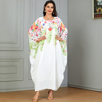 3861 Style modeste été Robe ethnique imprimé couleur unie Robe Abaya pour les femmes musulmanes moyen-orient Style arabe ODM pour Eid