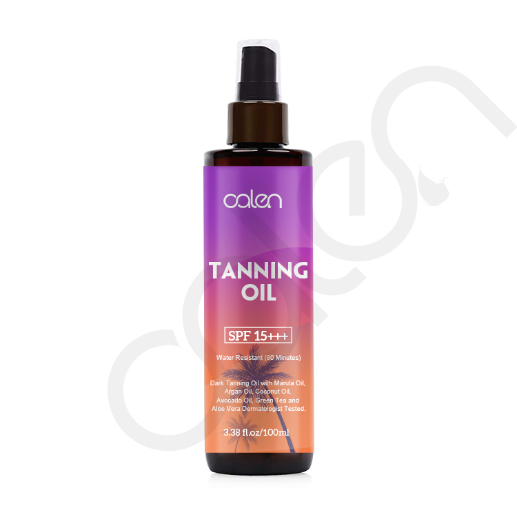 100 мл пользовательская этикетка наклейка Темный солнце растущий долговечный солящий масляный флакон