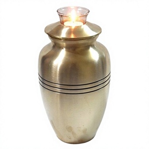 Urne funéraire noire avec motif Arbre de Vie pour cendres humaines adultes, urne décorative en laiton, urne funéraire classique pour cendres d'adultes - Product Image 6