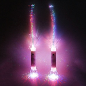 Baguettes en Fiber optique clignotantes avec étoiles et lune, jouets de mariage promotionnels - Product Image 1