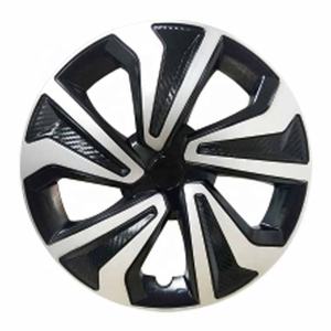 Deux couleurs <span class=keywords><strong>13</strong></span> 14 15 <span class=keywords><strong>pouces</strong></span> couverture de volant de voiture noir et argent <span class=keywords><strong>enjoliveurs</strong></span> de direction couvre-volant chauffant en PP ou ABS - Product Image 5