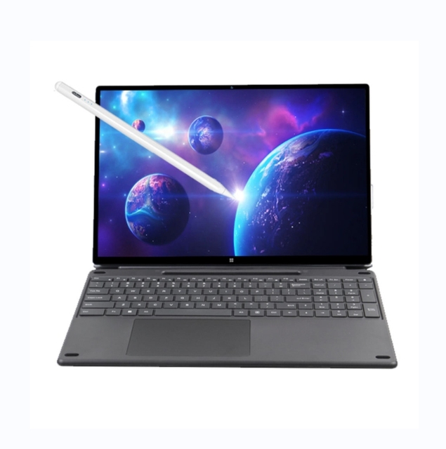 Win11 2 in 1 Laptop Lightweight VivoBook 16 Inch Touchscreen Laptops Intel N95 I3-1220P Learning Tablet Notebook Computer