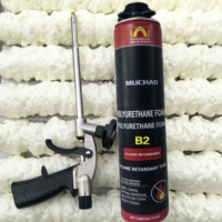 MU CHAO A22 900g 750ML Mastic-colle monocomposant en polyuréthane blanc, ignifuge classe B2, étanche et résistant à la chaleur pour