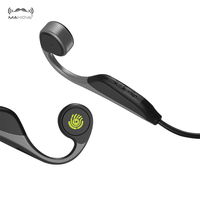 Écouteurs sans fil bluetooth 5.0 à conduction osseuse, casque mains-libres, étanche, pour la natation et le sport de plein air