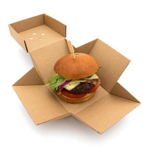 Boîte à hamburger emballage à emporter sac en papier alimentaire sulfurisé boîte de poulet frit sac de frites <span class=keywords><strong>2020</strong></span> Offre Spéciale sac jetable personnalisé - Product Image 5
