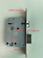 Fabriek Prijs Hot Koop Smart Deur Mortise Wachtwoord Key Card Biometrische Vingerafdruk Roestvrij Lock Lichaam Verschillende Maten