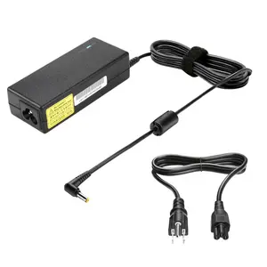 Adaptador delta para atacador gateway 19v 3.42a, adaptador de fonte de alimentação para laptop ac e dc