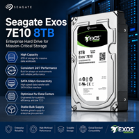 7E10 ST8000NM017B 8TB Enterprise HDD 3.5" SATA 6Gb/s 7200RPM 256MB Cache 512e Hard Drive untuk Server NAS Pusat Data