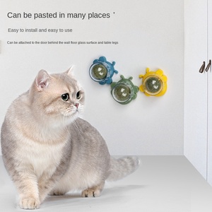 كرة لعبة للقطط صديقة للبيئة من يوني لينك، مصنوعة من البلاستيك، بنمط صلب، تفاعلية، ذاتية الحركة، تساعد على تنظيف الأسنان، تدور بحركة سعيدة، مناسبة لجميع المناسبات - Product Image 3