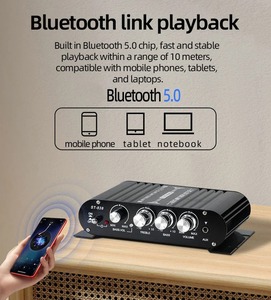 เครื่องขยายเสียง 2.1CH ประสิทธิภาพสูง พร้อมบลูทูธและ RCA - เหมาะสำหรับโฮมเธียเตอร์ ฟังเพลง ให้เสียงที่คมชัดและสมบูรณ์แบบ - Product Image 6