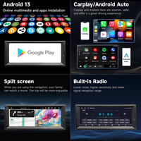 Lecteur multimédia Android pour voiture 10,25 pouces, autoradio GPS pour BMW E39 2/32G avec fonction Mirror Link, navigation GPS