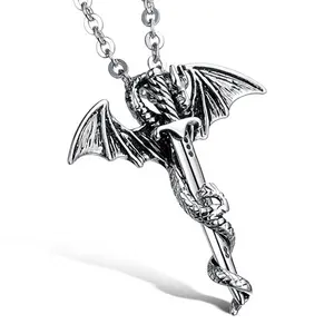 Sword Shape Cool Adornment Unisex Fashion Mens Necklace