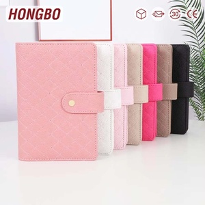 Meilleure vente A6 matelassé Budget classeur planificateur personnalisable or-anneau <span class=keywords><strong>en</strong></span> <span class=keywords><strong>cuir</strong></span> Document argent organisateur mouche feuille Ins 6 motif <span class=keywords><strong>sac</strong></span> - Product Image 1