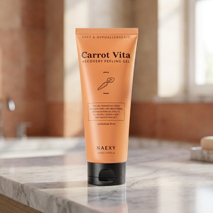 NAEXY Best-Selling 150ml Carrot Vita Recovery Peeling Gel Liquid Face Wash Facial Cleanser for Skin Renewal - Product Image 3