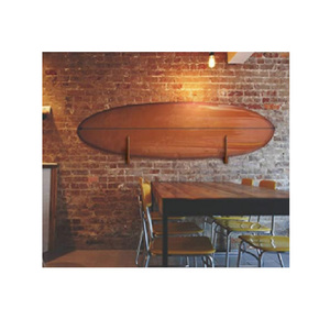 Support mural pour planche de surf en bois, crochets, présentoir, finition naturelle, <span class=keywords><strong>snowboard</strong></span>, <span class=keywords><strong>wakeboard</strong></span> - Product Image 3