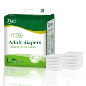 High Quality Disposable Adult Diaper Ultra-Thin Printed Non Woven Fabric <b>Magic</b> <b>Tape</b> 3D Leak Prevention for Older Men Factory - Product Image 6