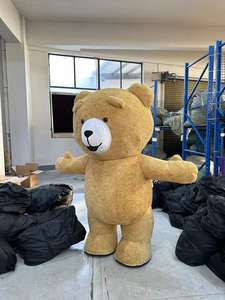 Carino gonfiabile orsacchiotto Costume mascotte adulto completo corpo orso vestito in maschera festa di Halloween - Product Image 3