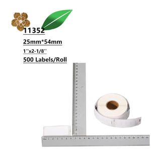 Impresoras de etiquetas térmicas Dymo personalizadas 11352 dirección correo código de barras caja de embalaje impermeable pegatinas papel más blanco 500 Uds S0722520 - Product Image 4